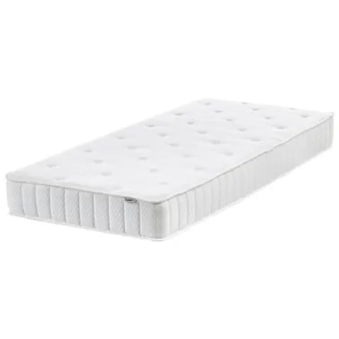 DUO - Pocketveringmatras - Wit - 80 x 200 cm - Polyester – afbeelding 1