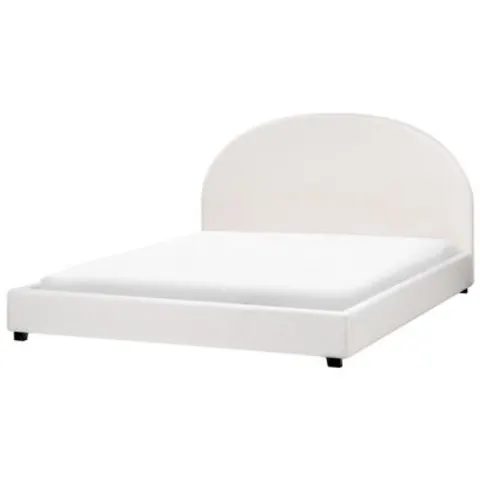 VAUCLUSE - Tweepersoonsbed - Gebroken wit - 140 x 200 cm - Polyester – afbeelding 1