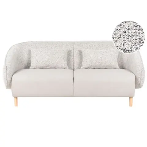 UMEA - Driezitsbank - Lichtbeige - Polyester – afbeelding 1