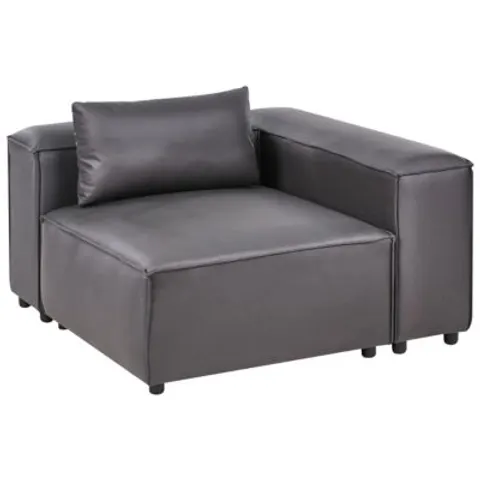 BRANDE - Hoekmodule - Zwart - Polyester – afbeelding 1
