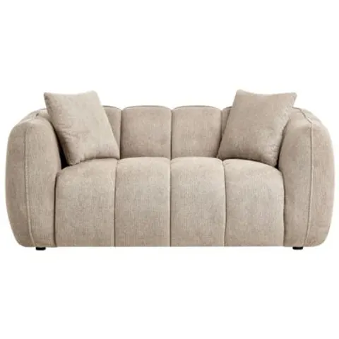 NESS - Tweezitsbank - Taupe - Polyester – afbeelding 1