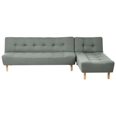ALSTEN - Hoekslaapbank - Groen - Linkszijdig - Polyester – afbeelding 1