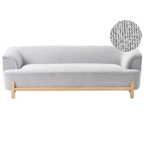 ALNOR - Driezitsbank - Lichtgrijs - Polyester – afbeelding 1