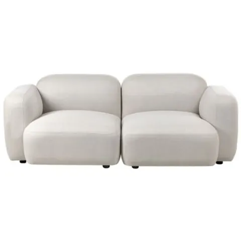 AFOSS - Driezitsbank - Lichtbeige - Polyester – afbeelding 1