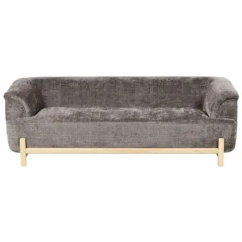 ALNOR - Driezitsbank - Bruin - Chenille – afbeelding 1