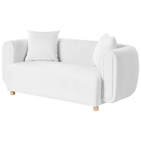 LILLEROD - Tweezitbank - Wit - Polyester – afbeelding 1