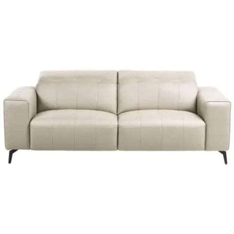 OMMEL - Driezitsbank - Lichtbeige - Polyester – afbeelding 1