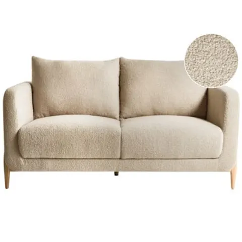 GIMO - Tweezitsbank - Beige - Bouclé – afbeelding 1