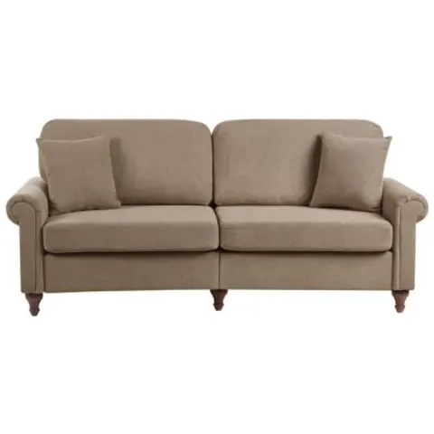 GINNERUP - Driezitsbank - Bruin - Polyester – afbeelding 1