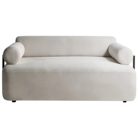 ELVA - Tweezitsbank - Gebroken wit - Polyester – afbeelding 1