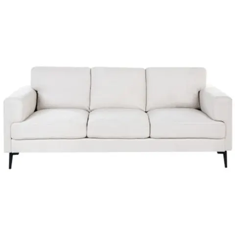 LOUSTO - Driezitsbank - Lichtbeige - Polyester – afbeelding 1
