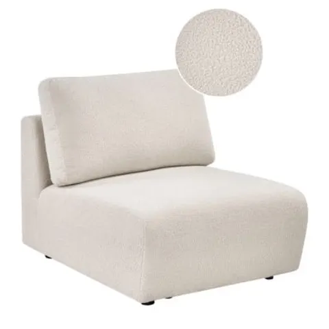 KIVVIK - Zitmodule - Off-white - Bouclé – afbeelding 1