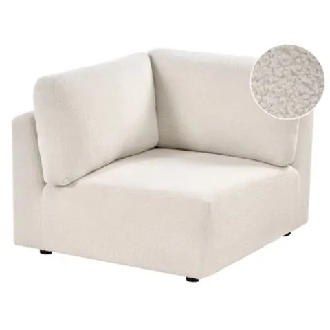 KIVVIK - Hoekmodule - Gebroken wit - Bouclé – afbeelding 1