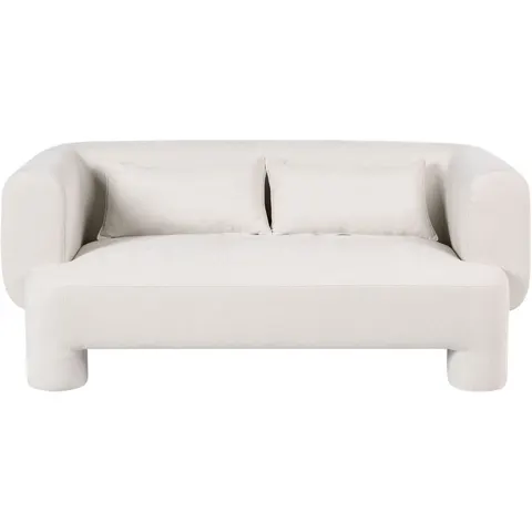 HOGBO - Driezitsbank - Wit - Polyester – afbeelding 1