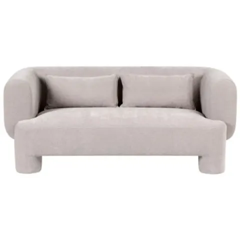 HOGBO - Driezitsbank - Beige - Polyester – afbeelding 1