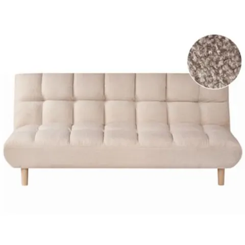 RISOR - Slaapbank - Beige - Bouclé – afbeelding 1