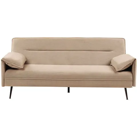 VAYLA - Slaapbank - Lichtbruin - Polyester – afbeelding 1