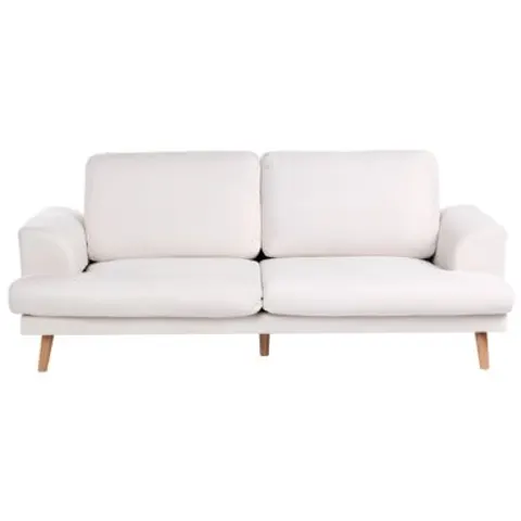 KILDAL - Driezitsbank - Lichtbeige - Polyester – afbeelding 1