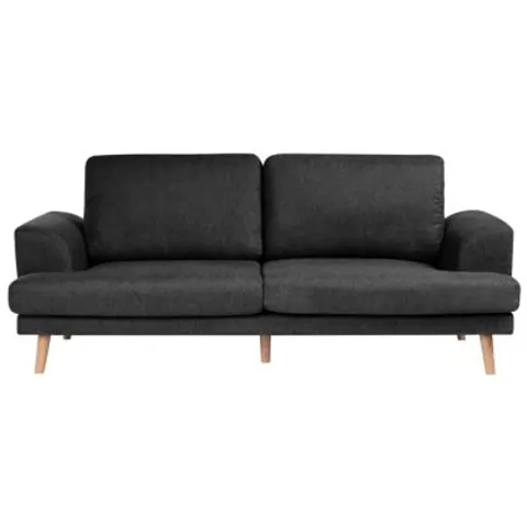 KILDAL - Driezitsbank - Zwart - Polyester – afbeelding 1