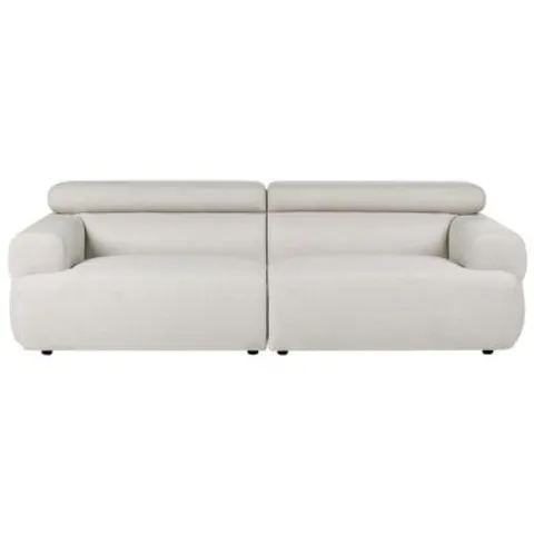 HOVDEN - Driezitsbank - Gebroken wit - Polyester – afbeelding 1