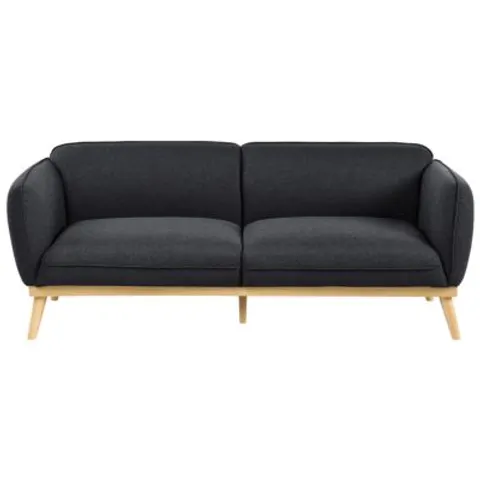 LJUNG - Driezitsbank - Zwart - Bouclé – afbeelding 1