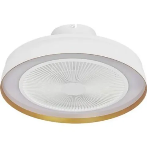OSRAM ENCAPSULATE LED ceiling fan, Ø 48 cm, white, CCT – image 1