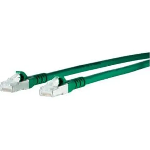 BTR NETCOM Patchkabel S/FTP gn 1,0m Cat.6A 1308451055-E ; Metz Connect) – Bild 1