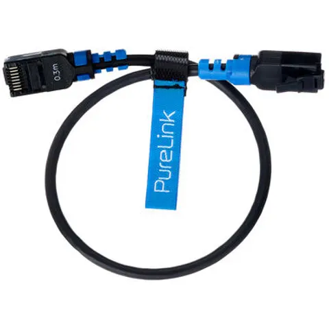 PureLink FI-PC100-003 Cat.6a Cable 0.3m Schwarz – Bild 1