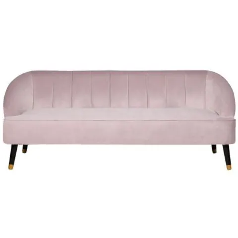 ALSVAG - Driezitsbank - Roze - Fluweel – afbeelding 1