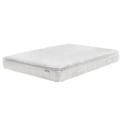LUXUS - Pocketveringmatras - Crème - 180 x 200 cm - Polyester – afbeelding 1