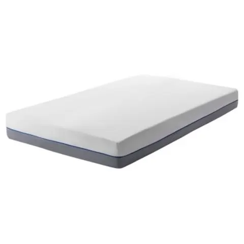 GLEE - Traagschuimmatras Stevig - Grijs - 80 x 200 cm - Polyester – afbeelding 1