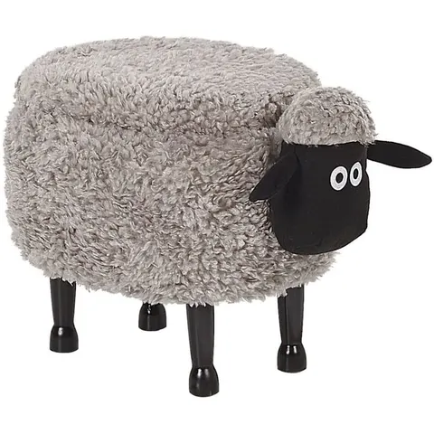 SHEEP - Hocker - Grijs - Polyester – afbeelding 1