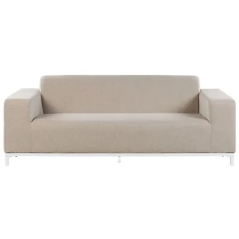 ROVIGO - Tuinbank - Beige/Wit - Polyester – afbeelding 1