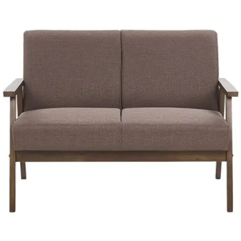 ASNES - Tweezitsbank - Bruin - Polyester – afbeelding 1