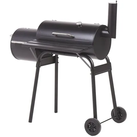 KATLA - Houtskoolgrill - Zwart - Staal – afbeelding 1