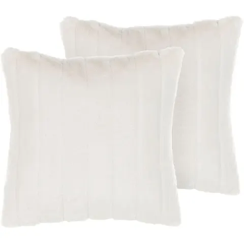 PUMILA - Sierkussen set van 2 - Wit - Polyester – afbeelding 1
