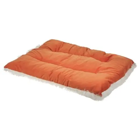 ERGANI - Dierenbed - Oranje - Fluweel – afbeelding 1