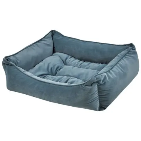 IZMIR - Dierenbed - Blauw - Fluweel – afbeelding 1