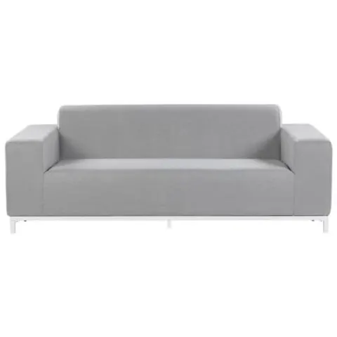ROVIGO - Tuinbank - Lichtgrijs - Polyester – afbeelding 1