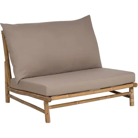 TODI - Fauteuil - Taupe - Bamboe – afbeelding 1
