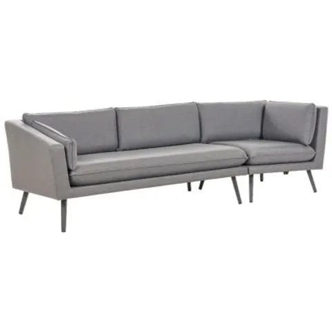 LORETELLO - Tuinbank 3-zits - Grijs - Polyester – afbeelding 1