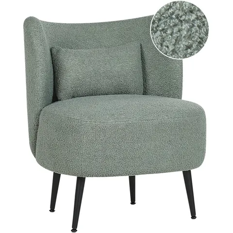 OTSBY - Fauteuil - Lichtgroen - Bouclé – afbeelding 1