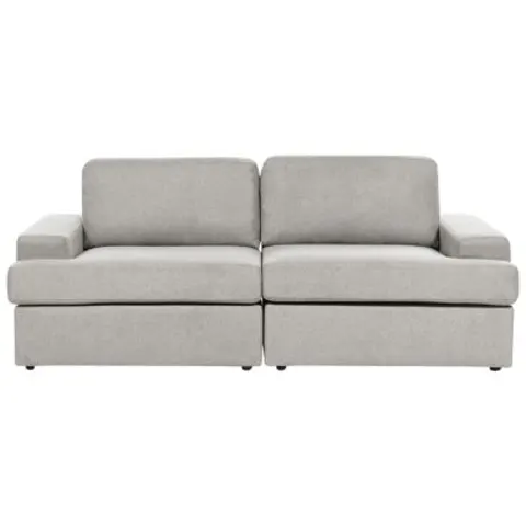 ALLA - Driezitsbank - Lichtgrijs - Polyester – afbeelding 1