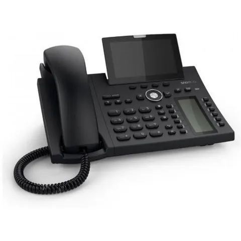 SNOM D385 - Teléfono VoIP, con cable, negro – imagen 1