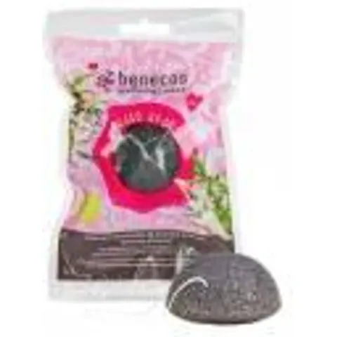 benecos Konjac Sponge con Carbone di Bambù – immagine 1