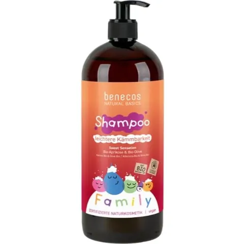 benecos Shampoo Albicocca e Oliva Sweet Sensation – immagine 1