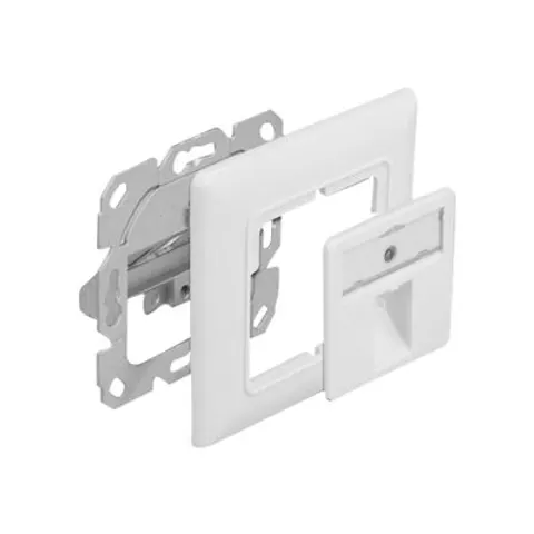 DELOCK 86981 - Keystone Wall Outlet 1 port – image 1