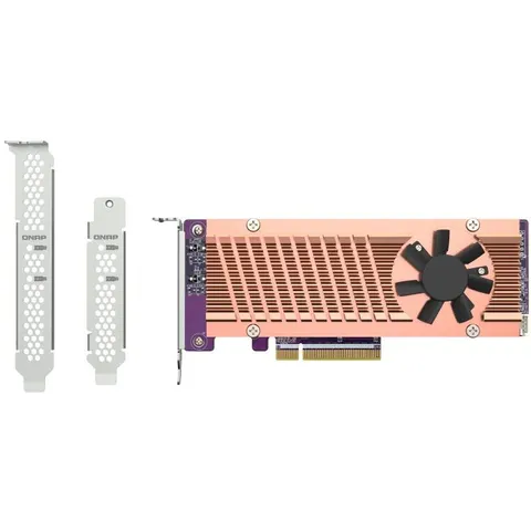 QNAP QM2-2P-384A interface cards/adapter Internal M.2 – image 1