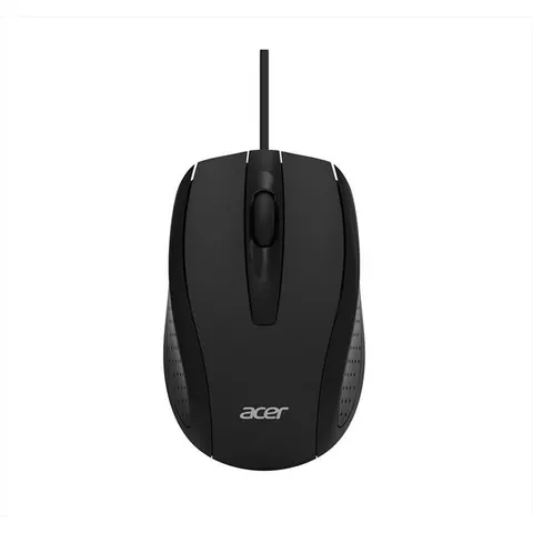 Acer Wired USB Optical Mouse. 1200 DPI. 3 Buttons. USB-A. Black – image 1