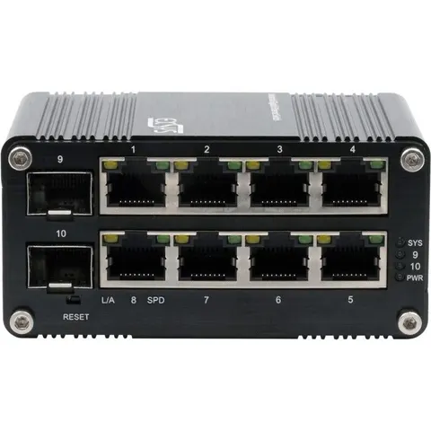EXSYS EX62035MS - Switch, 8+2 puertos, Gigabit Ethernet, SFP – imagen 1